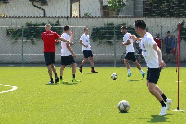 Il primo allenamento della Virtus CiseranoBergamo a Ciserano