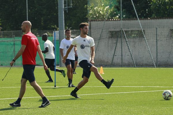 Il primo allenamento della Virtus CiseranoBergamo a Ciserano