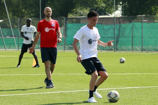 Il primo allenamento della Virtus CiseranoBergamo a Ciserano