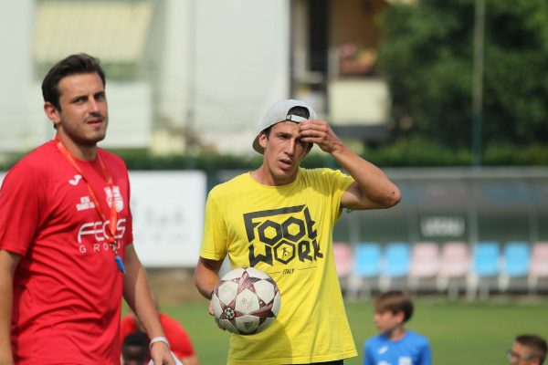 Gunther Celli campione di freestyle football in visita al VCBG Summer Camp