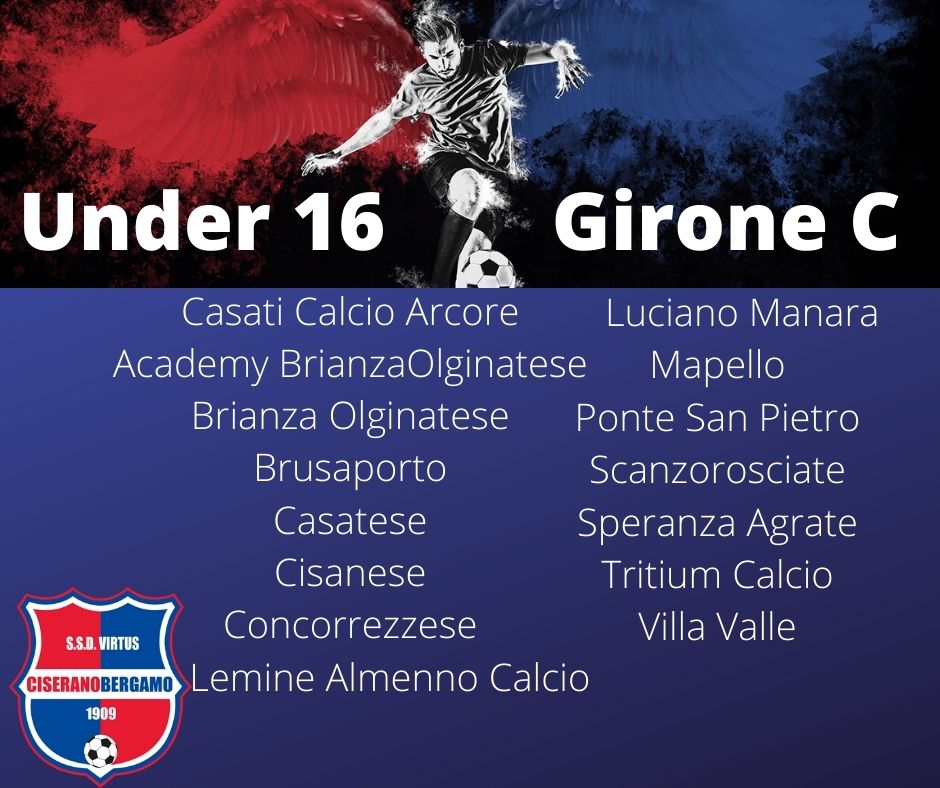 I gironi delle formazioni impegnate nei campionati regionali Under 17, Under 16 e Under 15