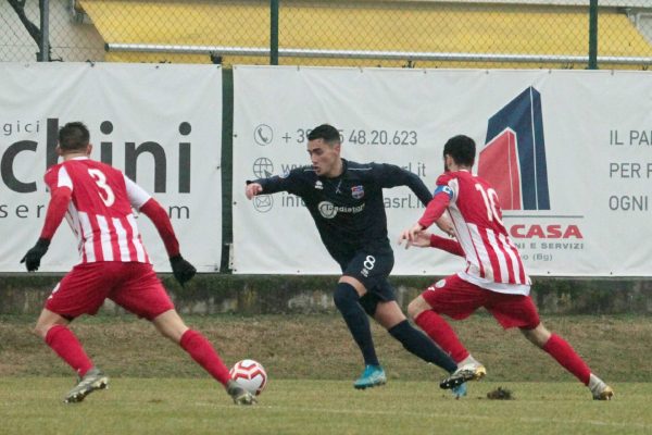 Virtus Ciserano Bergamo-Caravaggio (2-2): le immagini del match