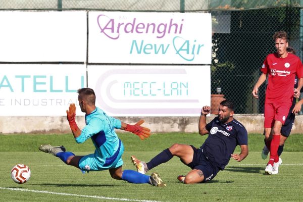 Test Virtus Ciserano Bergamo-Caravaggio 1-1: le immagini dell’allenamento