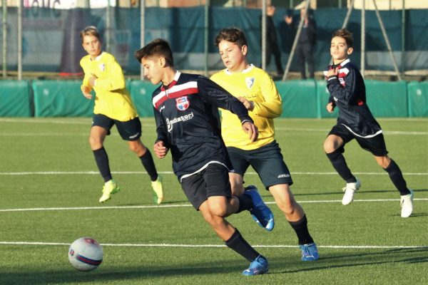 Gli Esordienti Under 13 Blu in azione al Rossoni di Ciserano