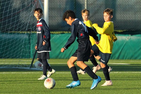 Gli Esordienti Under 13 Blu in azione al Rossoni di Ciserano