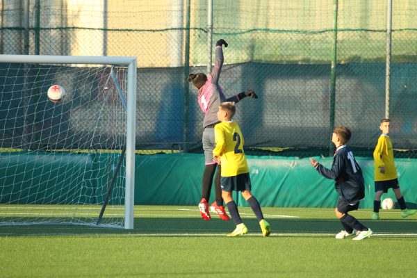 Gli Esordienti Under 13 Blu in azione al Rossoni di Ciserano