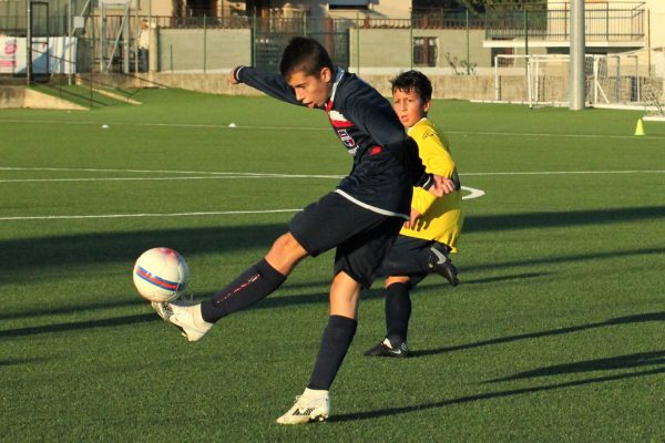 Gli Esordienti Under 13 Blu in azione al Rossoni di Ciserano