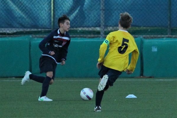 Gli Esordienti Under 13 Blu in azione al Rossoni di Ciserano