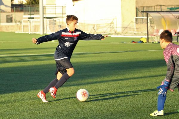 Gli Esordienti Under 13 Blu in azione al Rossoni di Ciserano