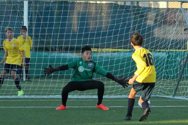 Gli Esordienti Under 13 Blu in azione al Rossoni di Ciserano