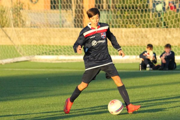 Gli Esordienti Under 13 Blu in azione al Rossoni di Ciserano