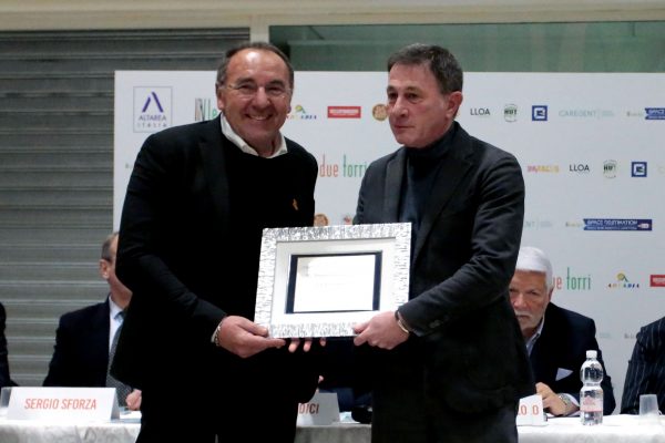 Galà del calcio bergamasco: premiati Foglieni e Casali con i premi Sensi e Durante