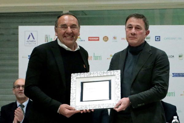 Galà del calcio bergamasco: premiati Foglieni e Casali con i premi Sensi e Durante