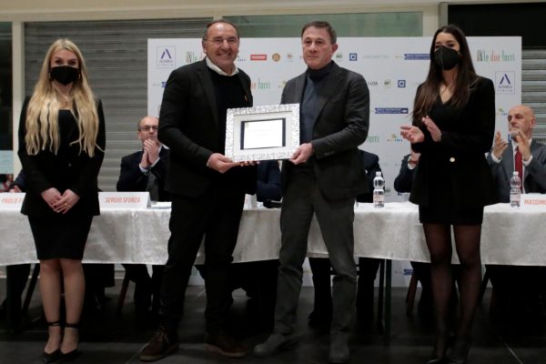 Galà del calcio bergamasco: premiati Foglieni e Casali con i premi Sensi e Durante