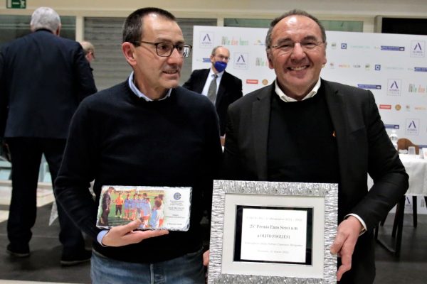 Galà del calcio bergamasco: premiati Foglieni e Casali con i premi Sensi e Durante