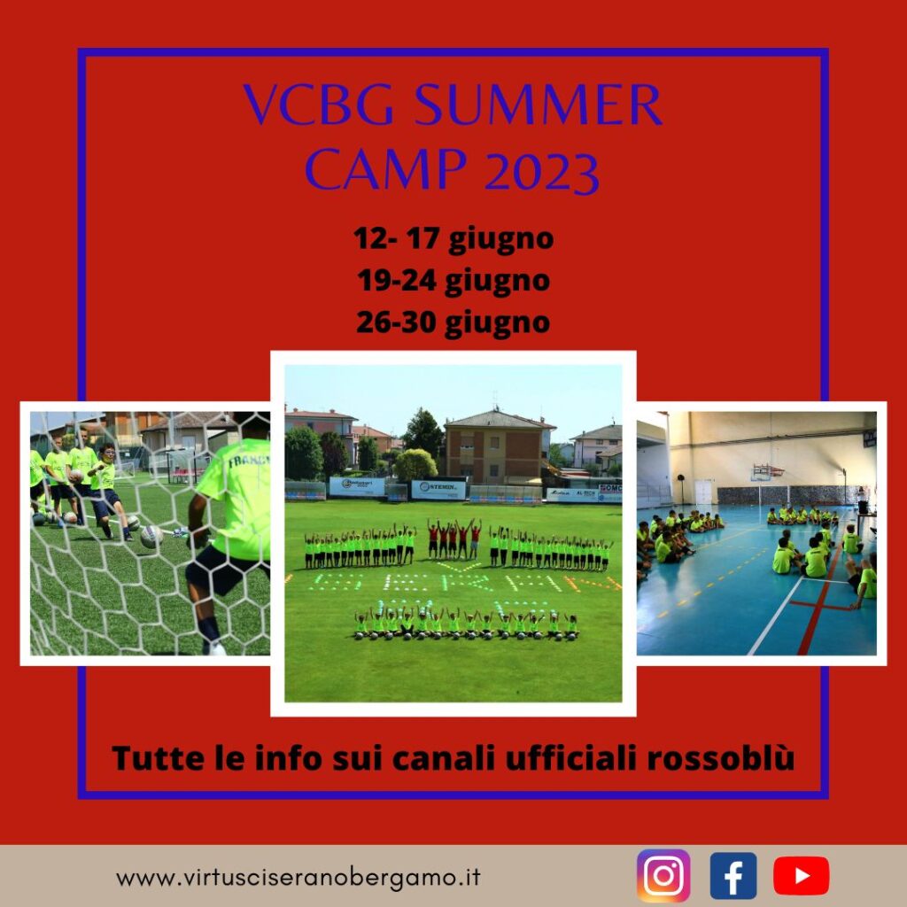 Virtus Ciserano Bergamo Summer Camp dal 12 al 30 giugno