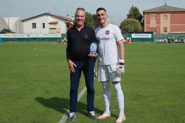 Cavalieri 150: le immagini del traguardo di presenze del nostro portiere